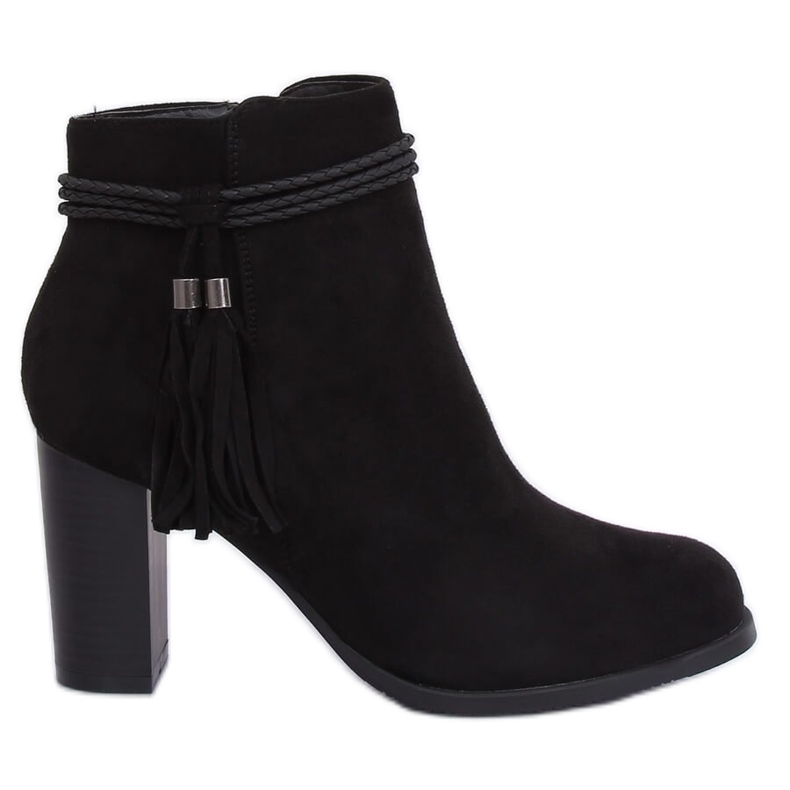 Bottes noires à talons hauts VQ-31 Black Ii Genre le noir