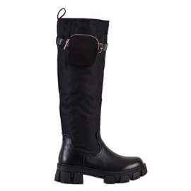 Seastar Bottes noires avec poche le noir Seastar Bottes noires avec poche le noir