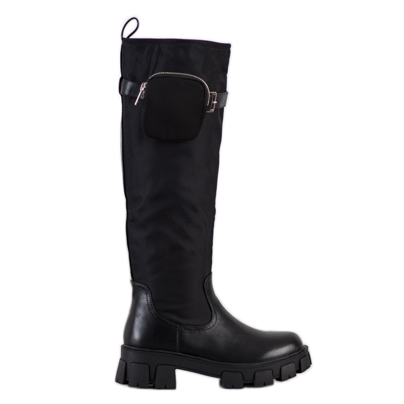 Seastar Bottes noires avec poche le noir