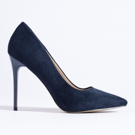 Goodin Talons hauts à la mode bleu