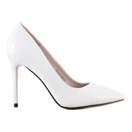 Goodin talons hauts à la mode blanc