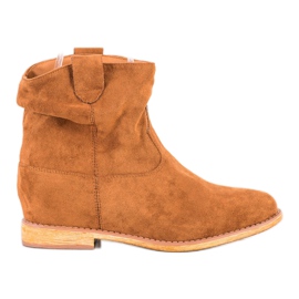 Bottes de cowboy par Sergio Leone brun jaune