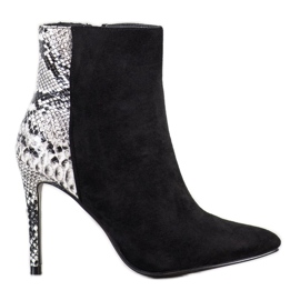 Small Swan Pin's Sexy Imprimé Serpent noir