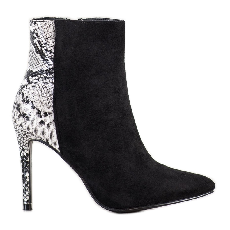 Small Swan Pin's Sexy Imprimé Serpent le noir