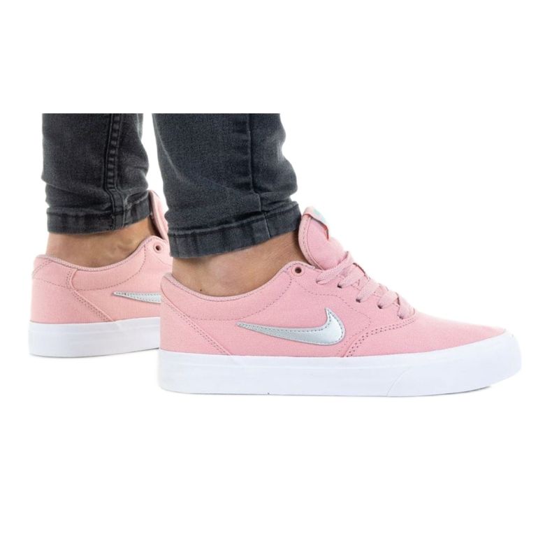 Nike Sb Charge Cnvs W CN5269-602 chaussures rose