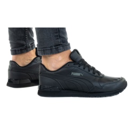Puma St Runner V2 L Jr 366959 01 le noir bleu