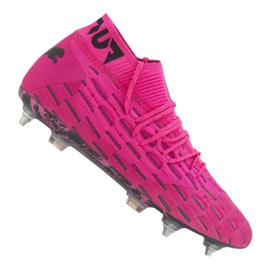 Chaussures de foot Puma Future 6.1 Netfit Mx Sg M 106178-03 multicolore rose Chaussures de foot Puma Future 6.1 Netfit Mx Sg M 106178-03 multicolore rose