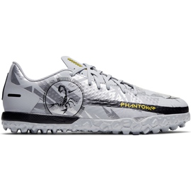 Nike Phantom Gt Scorpion Academy Tf Junior DA2282 001 chaussures de football argent argent