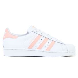 Chaussures Adidas Superstar Jr EE7820 blanc vert
