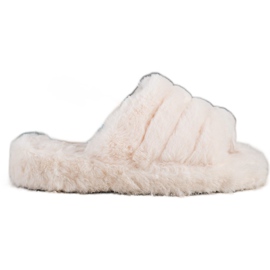 Seastar Chaussons Chauds Avec Fourrure beige