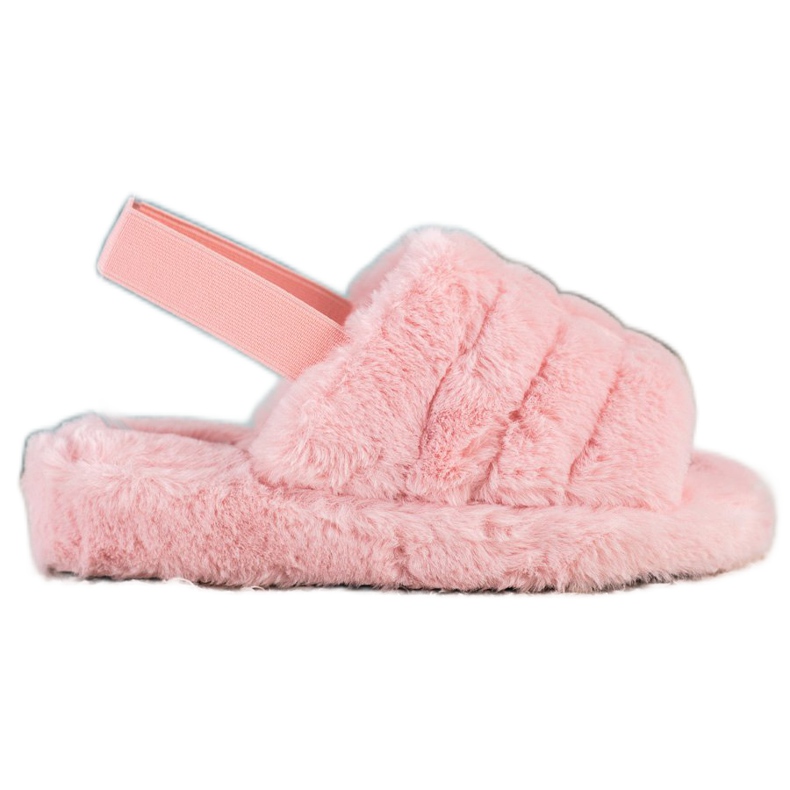 Seastar Chaussons Chauds Avec Fourrure rose