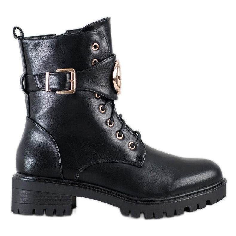 SHELOVET Travailleurs avec ornement doré le noir