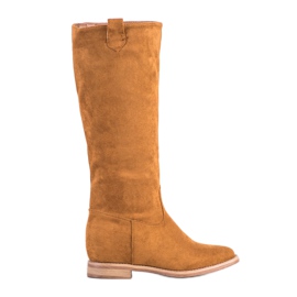 Seastar Bottes compensées camel brun multicolore