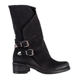 Seastar Bottes hautes à boucles noir