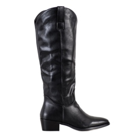 Seastar Bottes de cowboy classiques noir