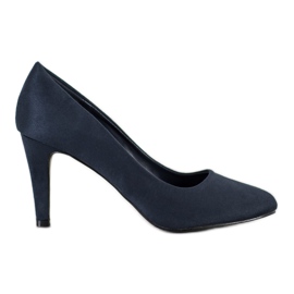 Renda Escarpins en daim bleu marine
