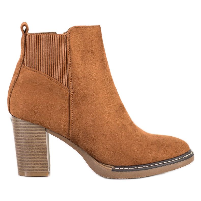 Super Mode Chaussons de chameau sur un poteau brun jaune