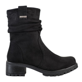 SHELOVET Bottes d'ouvrier hautes le noir