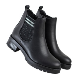 SHELOVET Chaussons de sport sur la plate-forme noir