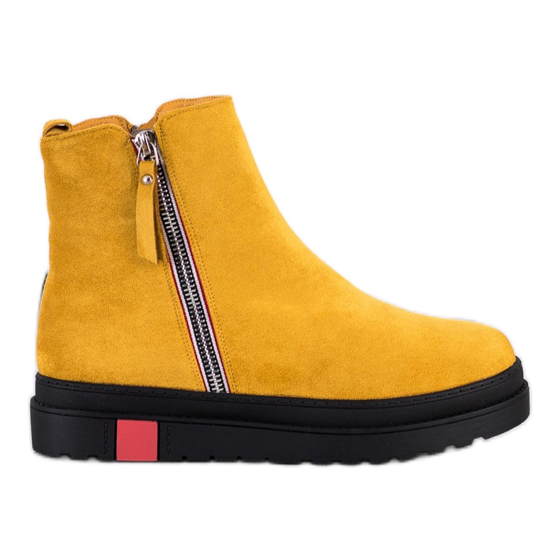 Seastar Bottes sur la plate-forme noire jaune