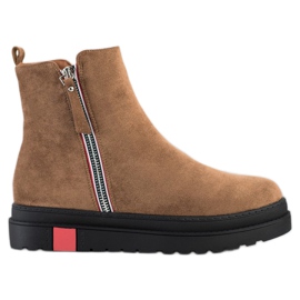 Seastar Bottes sur la plate-forme noire brun multicolore