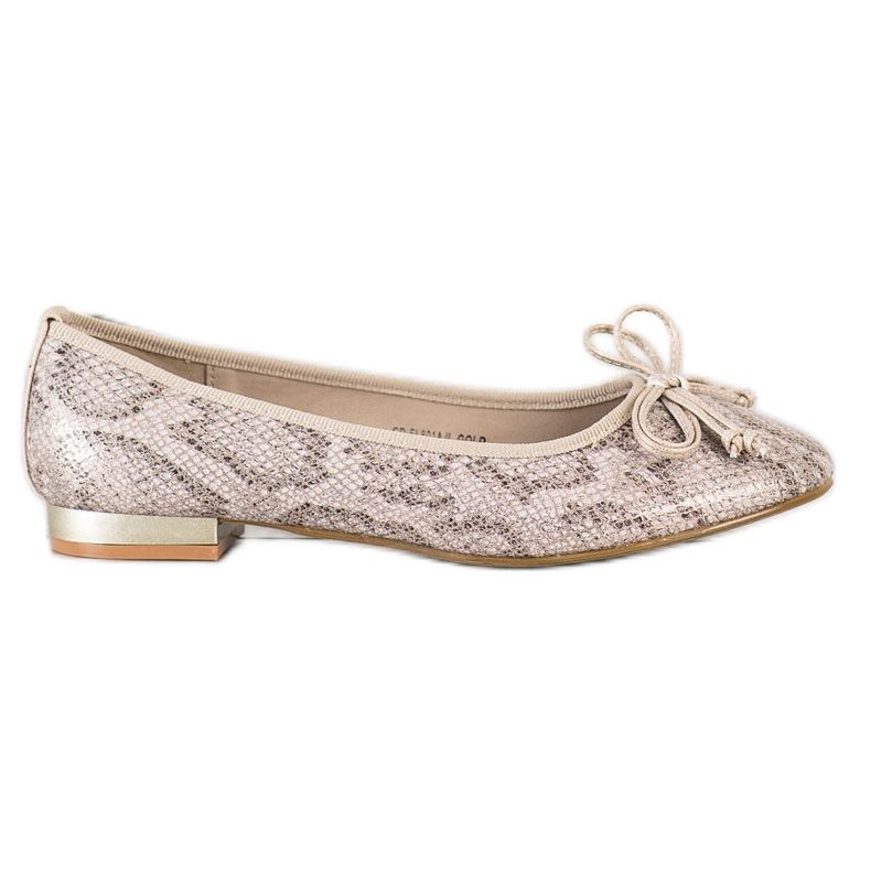 Goodin Ballerine Élégante Avec Un Noeud multicolore