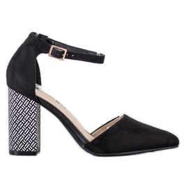 Goodin Escarpins à talon décoratif noir