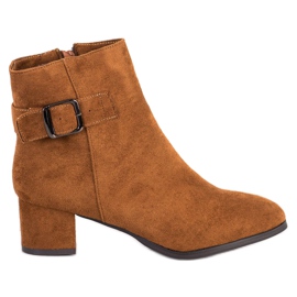 Sabatina Bottes Camel Avec Boucle brun multicolore