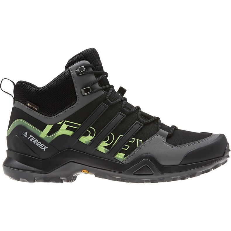 Adidas Terrex Swift R2 Mid Gtx chaussures homme noir EH2281 le noir gris vert