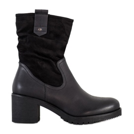 Flyfor Bottes décontractées confortables le noir