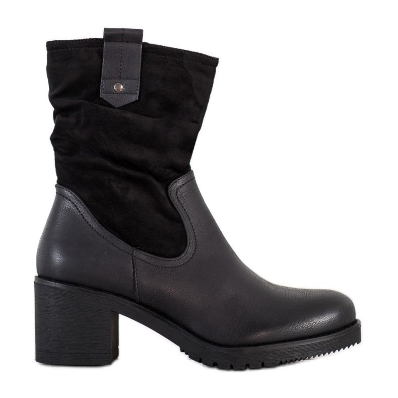 Flyfor Bottes décontractées confortables le noir