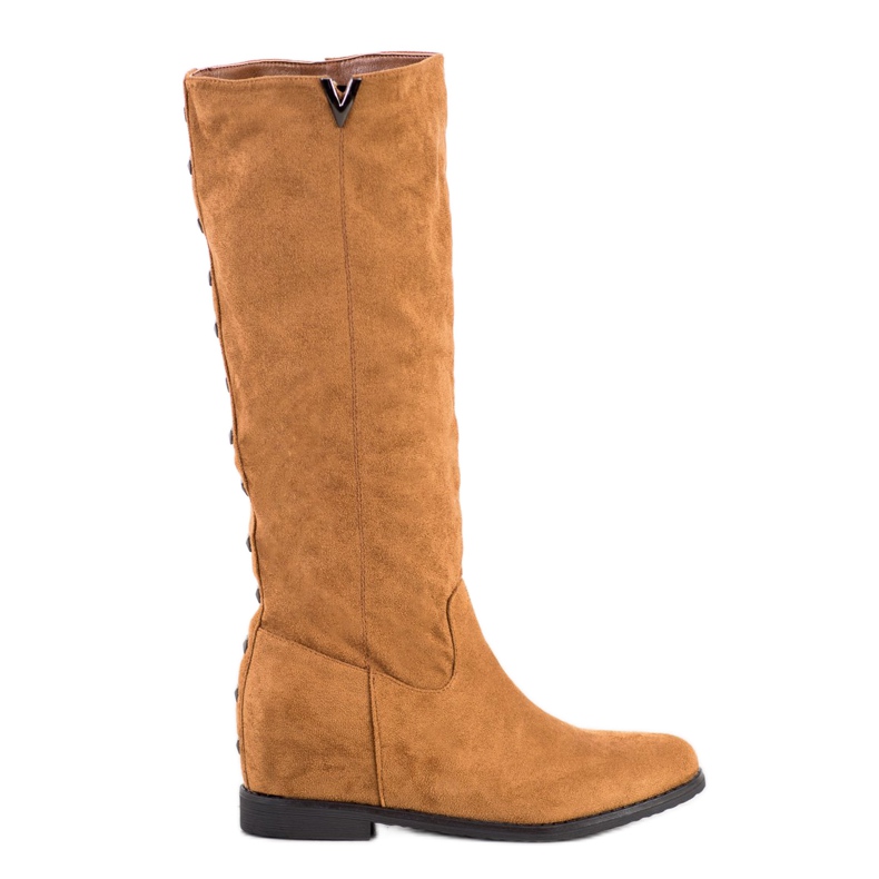 Seastar Bottes en daim à clous brun
