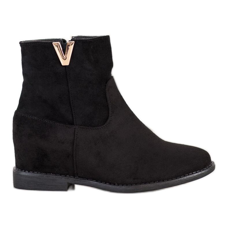 Sergio Todzi Bottines compensées élégantes le noir
