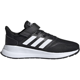 Chaussures Adidas Runfalcon C Jr EG1583 blanche le noir