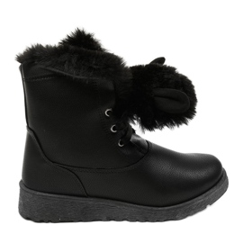 Bottes isolées noires d'Alrindra le noir