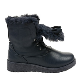 Bottes isolées bleu marine d'Alrindra