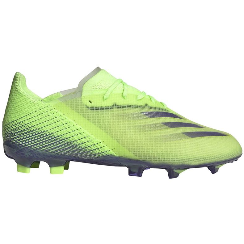 Chaussures de football Adidas X Ghosted.1 Fg Junior vert EG8180