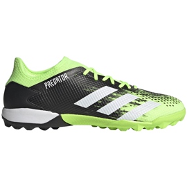Chaussures de foot Adidas Predator 20.3 L Tf vert-noir EH2907