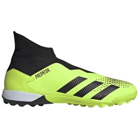 Chaussures de foot Adidas Predator 20.3 Ll Tf vert-noir EH2916