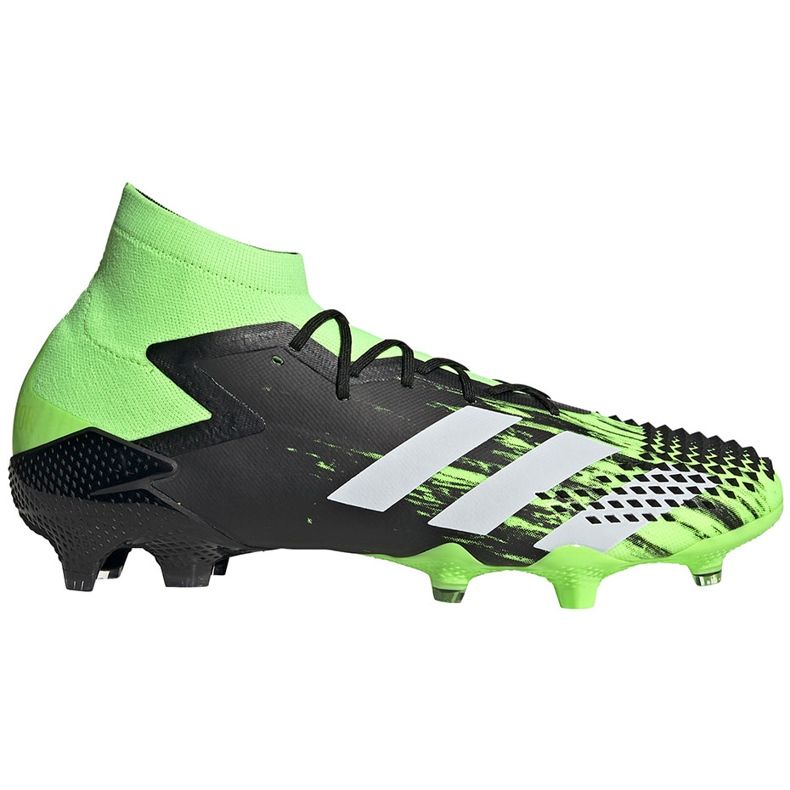 Chaussures de football adidas Predator Mutator 20.1 Fg noir et vert EH2892
