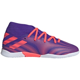 Adidas Nemeziz.3 In Junior violet-rose EH0582 chaussures de football bleu marine