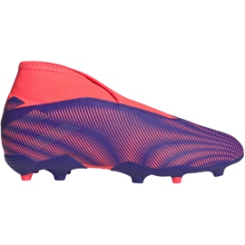 Chaussures de football Adidas Nemeziz.3 Ll Fg Junior violet-rose EH0583 Chaussures de football Adidas Nemeziz.3 Ll Fg Junior violet-rose EH0583