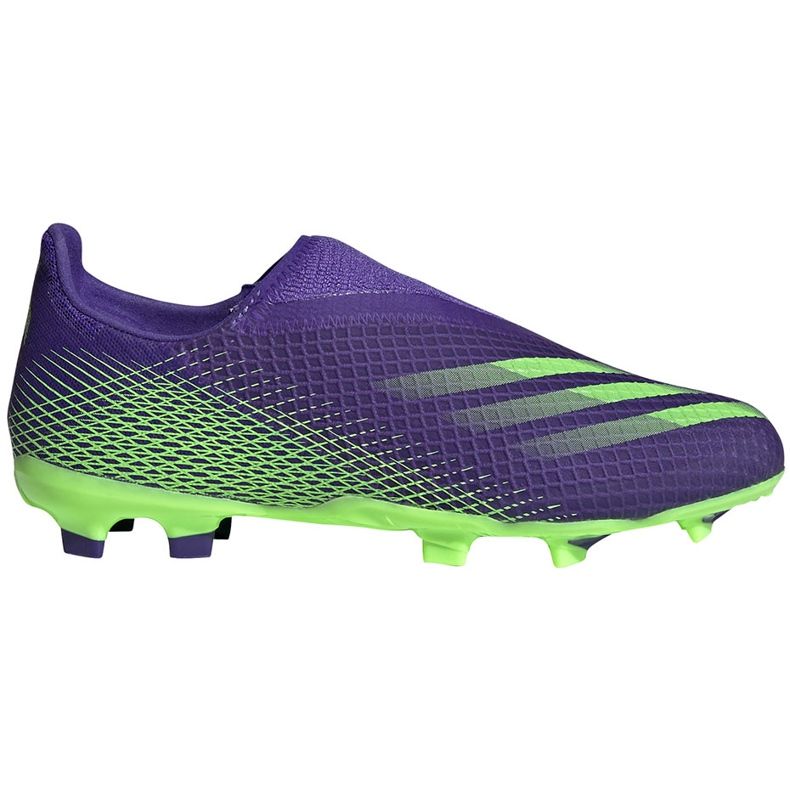 Chaussures de football Adidas X Ghosted.3 Ll Fg Junior violet-vert EH2015 Chaussures de football Adidas X Ghosted.3 Ll Fg Junior violet-vert EH2015