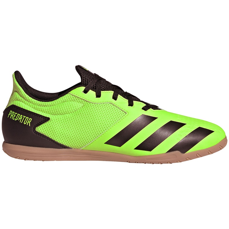 Adidas Predator 20.4 In Sala chaussures de football vert et noir EH3005