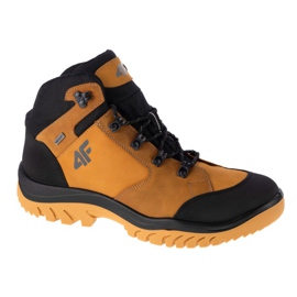 4F Chaussures Trek M H4Z20-OBMH251 83S pour hommes le noir jaune