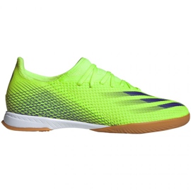 Chaussures de football Adidas X Ghosted.3 In M EG8207 orange, vert vert