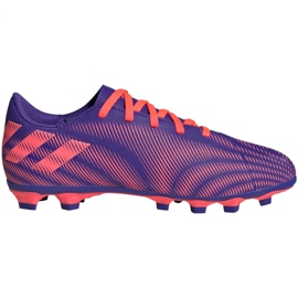 Chaussures de football Adidas Nemeziz.4 FxG Junior EH0585 violet, rouge violet
