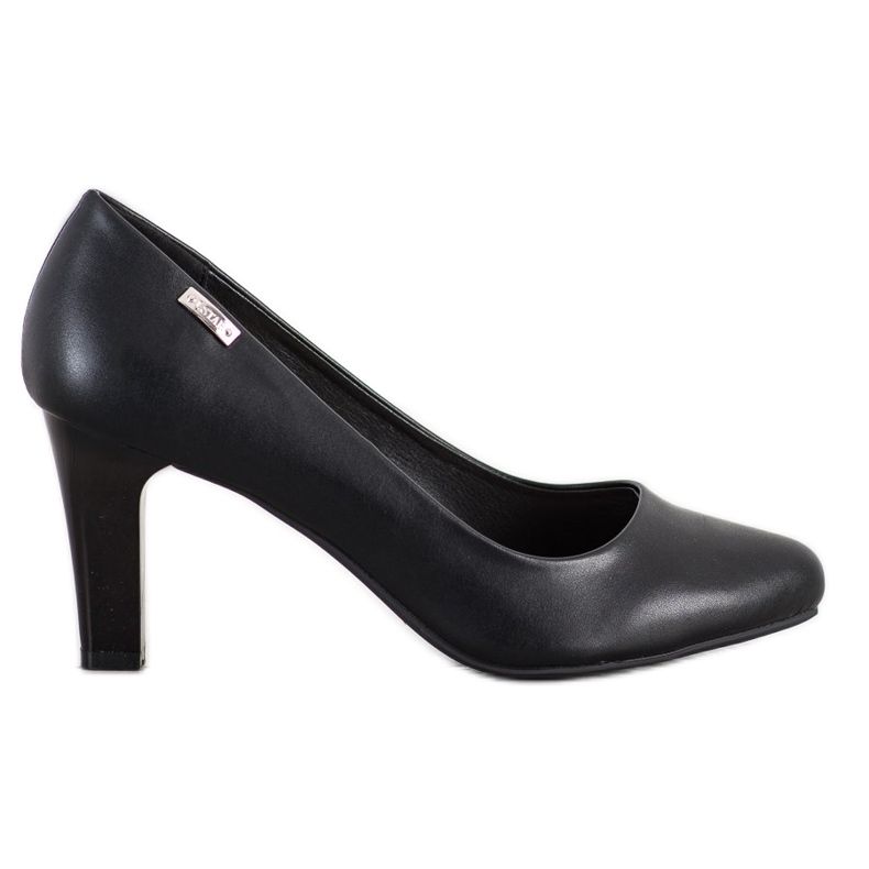 J. Star Escarpins décontractés à talons le noir