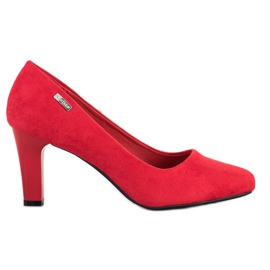 J. Star Escarpins décontractés à talons rouge J. Star Escarpins décontractés à talons rouge