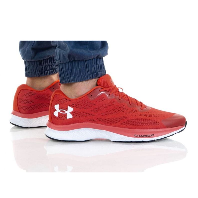 Under Armour Charged Bandit 6 M 3023019-600 blanche rouge